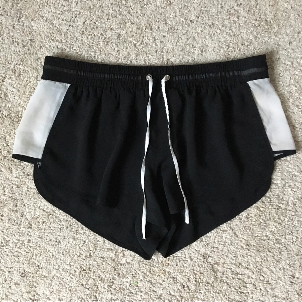 Sheer Silky Lounge Sleep Shorts